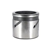 Custom press-fit bushing with flanged and straight ends for machinery