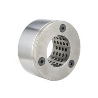 Precision steel bushings with spacer function