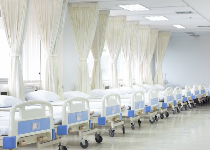 Серия медицинских штор и рельс