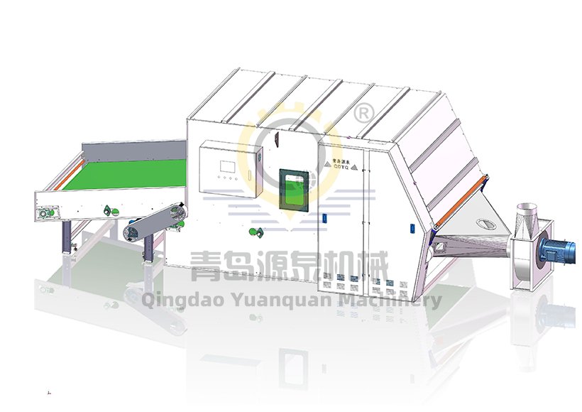 Машина для смешивания волокон с тремя роликами