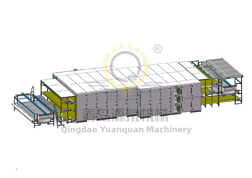 Печь для склеивания распылением изделий