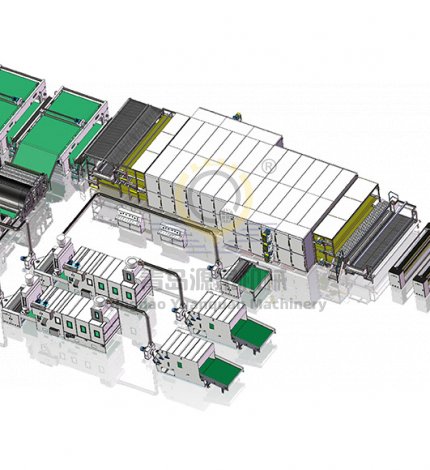 Glue Spraying Wadding Production Line