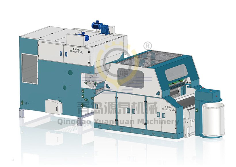 Полугребенная кардочесальная машина