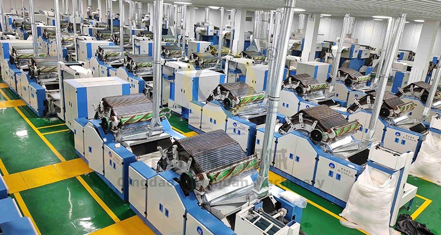 Хорошие новости! Поздравляем нашу компанию с успешной установкой полностью автоматической линии кардочесания кашемира с отрицательным давлением в Монголии