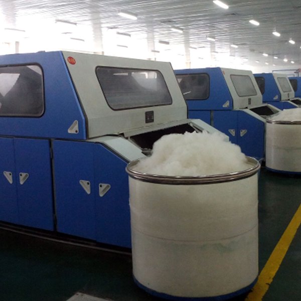 Работает в промышленной группе по производству кашемира на фабрике Рона