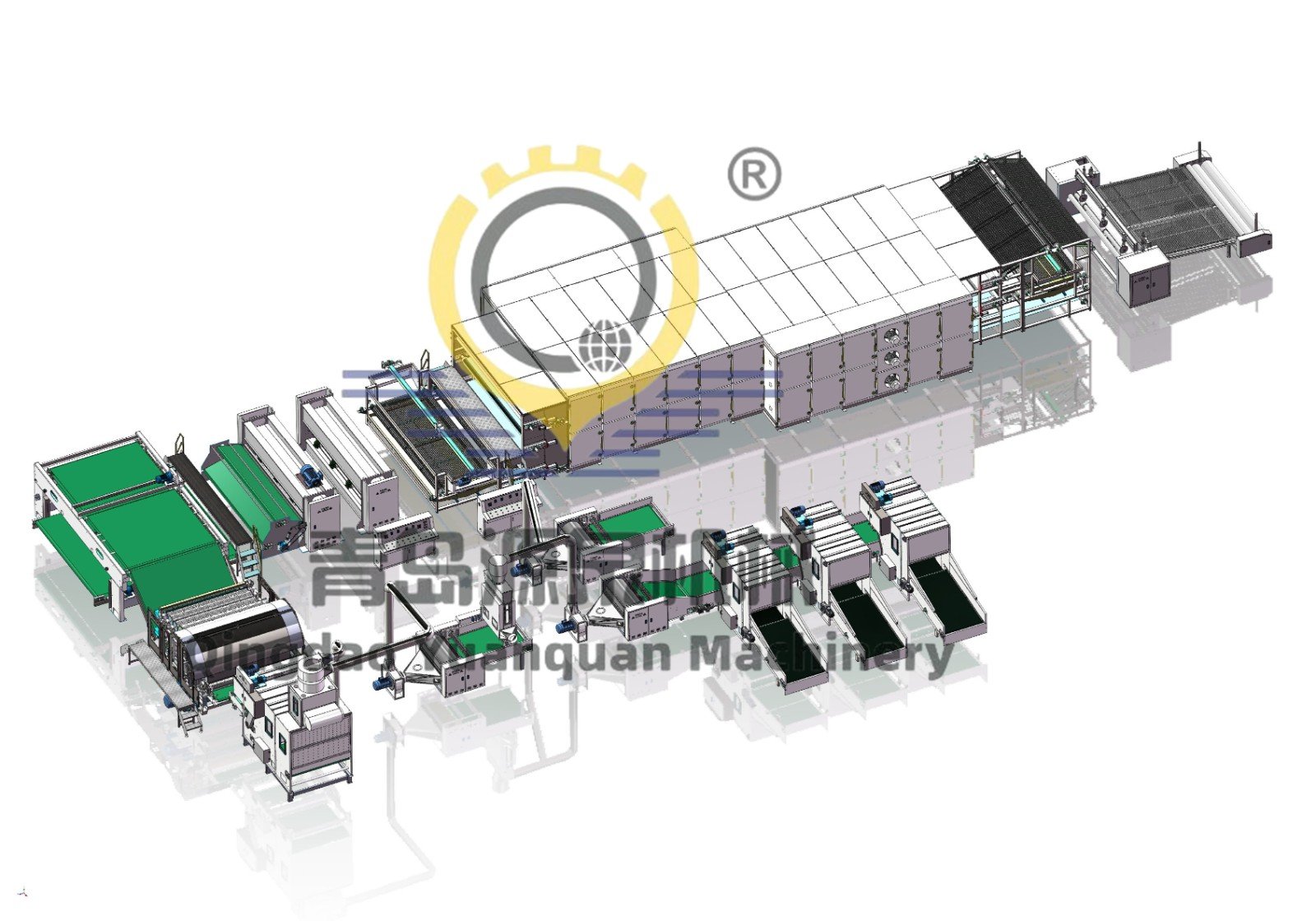 三开针刺喷胶生产线-4