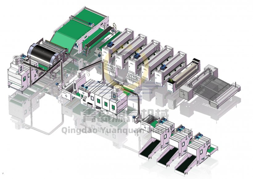 Линия по производству геотекстильной продукции
