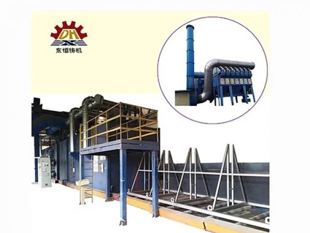 Дробеметная установка с двутавровой балкой