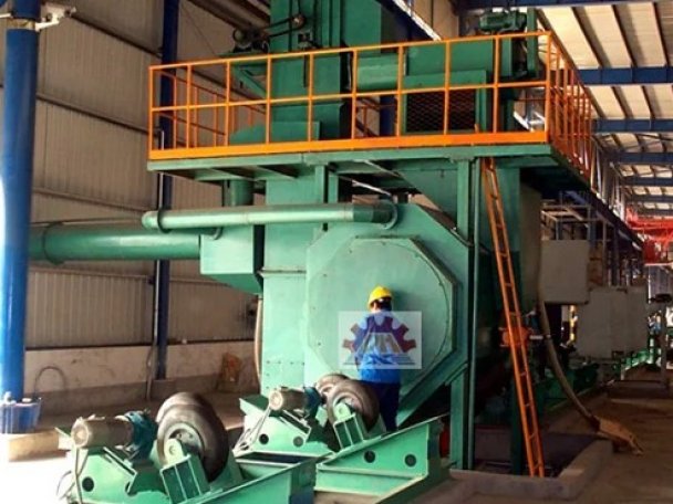 Дробеметная установка для стальной трубы