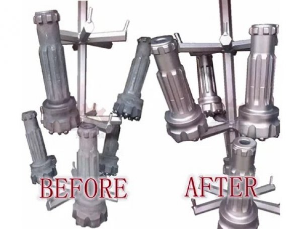 Дробеметная установка крюкового типа