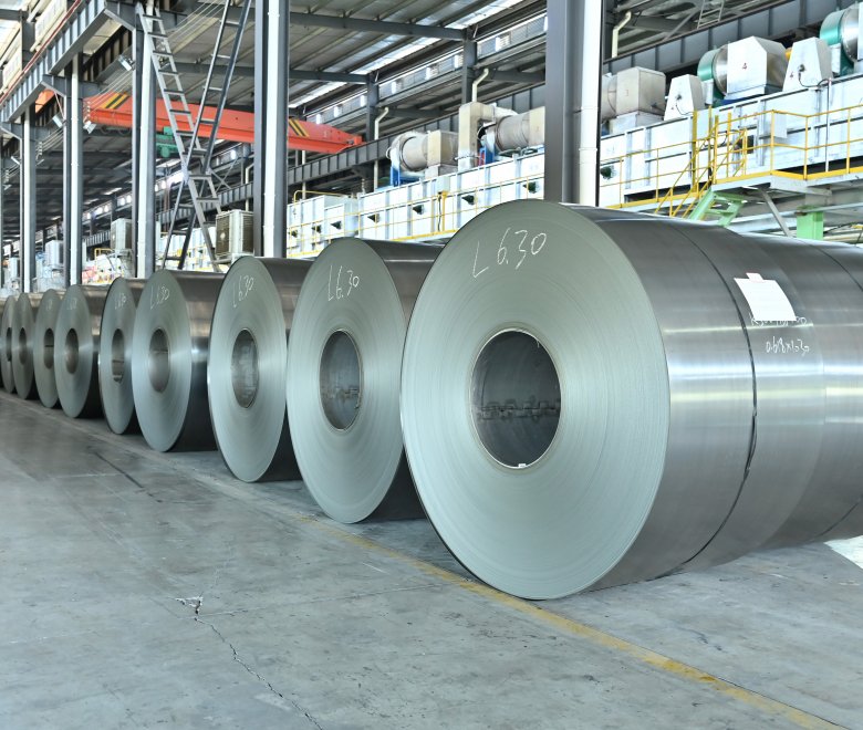 Текстура поверхности рулона кремнистой стали с ориентированным зерном HiB-23/95