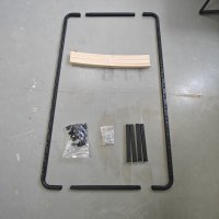 каркас кровати из металлических реек