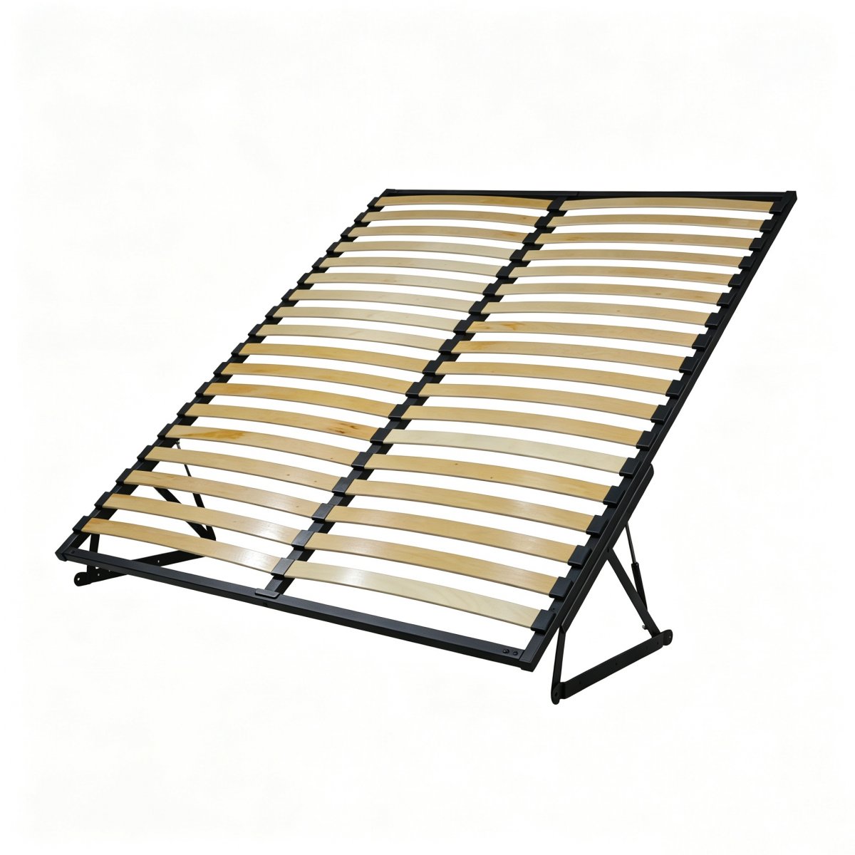 metal bed frame with gas piston
