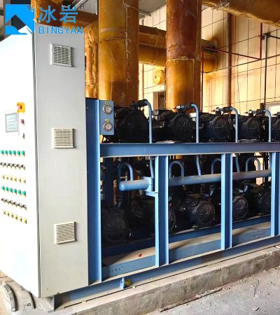 Высококачественный промышленный холодильный винтовой компрессор с водяным охлаждением и смазываемым источником переменного тока