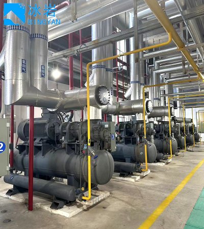 Винтовой компрессор CO2, аммиака с низким противодавлением для холодильного хранения с взрывозащищенным исполнением