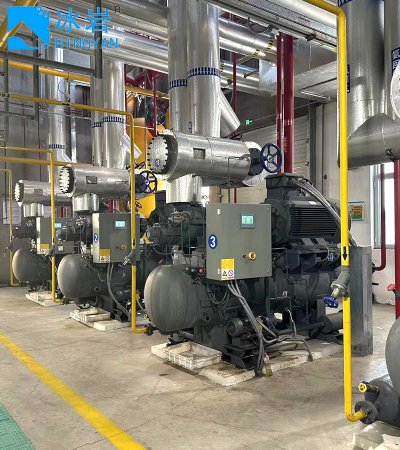 Система охлаждения судна с фреоном, аммиаком и CO2