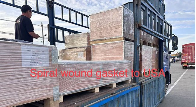 Экспорт спирально-навитых прокладок из компании Hejian City Jiawei Sealing Material Co., Ltd. в США