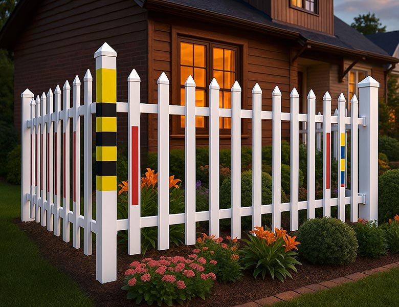 15-летняя устойчивость к погодным условиям. ПВХ-забор Double Roc Brand | Не требующий ухода экологически чистый строительный материал, заменяющий традиционное дерево и кованое железо