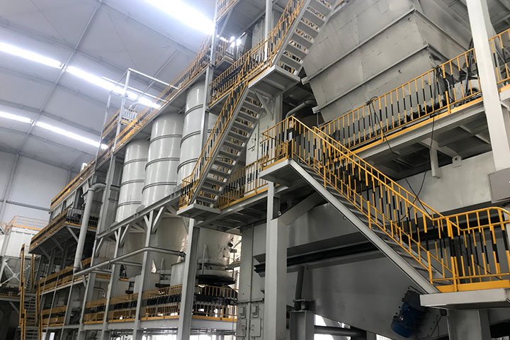 Производственная линия глиняного песка