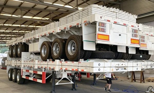 Горячая Распродажа Хорошая Цена Трехосный 40т Забор Грузовой Полуприцеп