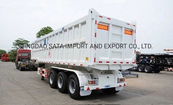 Трехосный 25cbm самосвальный прицеп самосвал полуприцеп