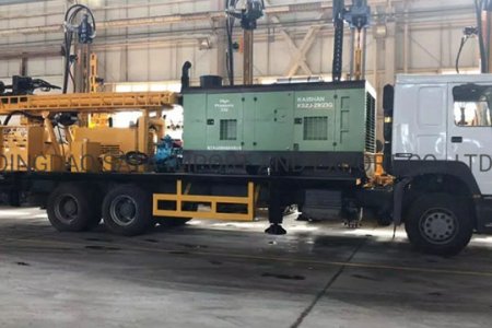 Бурение водозаборных скважин с помощью установки на грузовике 1000 м