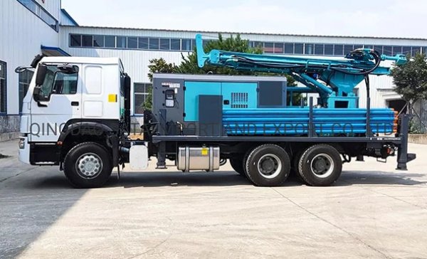 Бурение водозаборных скважин с помощью установки на грузовике 1000 м