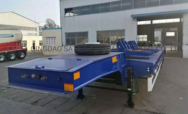 Тяжелый транспорт 2/3/4 оси низкорамный грузовой прицеп