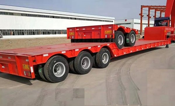 Гидравлическое управление рулевым управлением ветровой электростанции лезвие транспортный полуприцеп