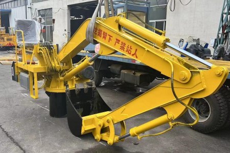 Excavator arm assembly, excavator with extended arm accessories, multi functional mechanical arm, vehicle mounted excavator (5) - 副本
