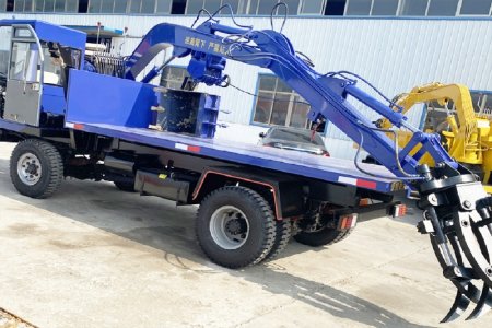 Захват, монтируемый на колесном транспортном средстве