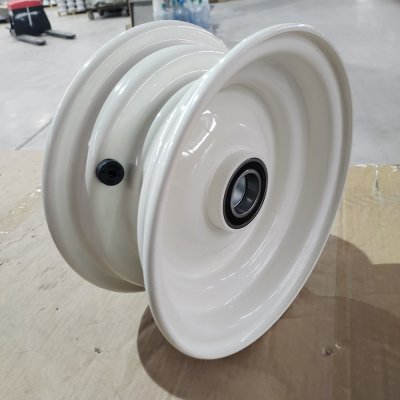 Колесо 6.00x5" с накачанной шиной 11x7.10-5 и подшипниками. (1)