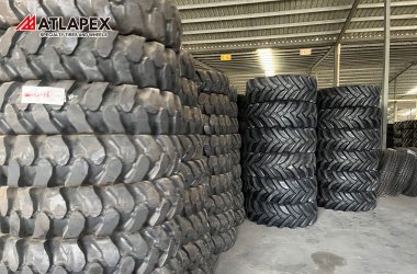 Полный ассортимент шин для экскаваторов ATLAPEX.