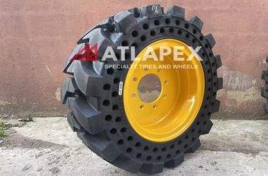 Шина ATLAPEX 10-16.5: Идеальная цельнолитая шина для мини-погрузчиков с рисунком протектора AP-SKS.