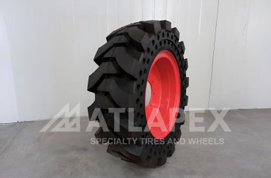 Цельнолитые шины ATLAPEX 33X12-16: для экстремальных условий работы на мини-погрузчиках.