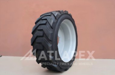 Шина ATLAPEX 355/55D625 с наполнителем из полиуретановой пены: идеальное решение для колес подъемников с телескопической стрелой.