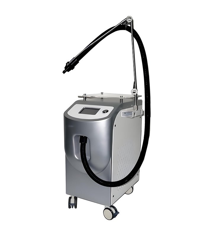 Hands-free operation cooling machine