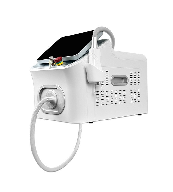 Non-ablative laser device for pigmentation and wrinkles