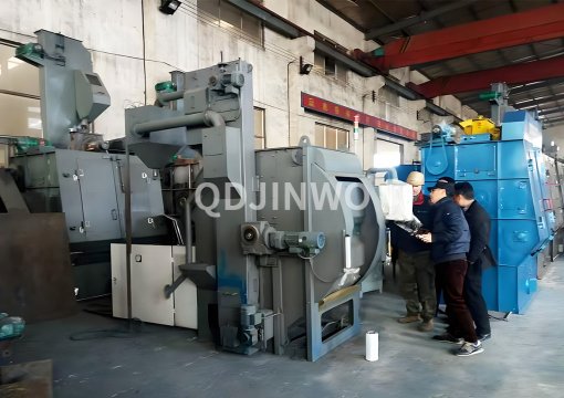 Дробеструйная машина барабанного типа