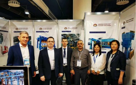 Qingdao Dongheng Foundry Machinery Co., Ltd. Appears at Russian Exhibition to Bring International Cooperation to New Level