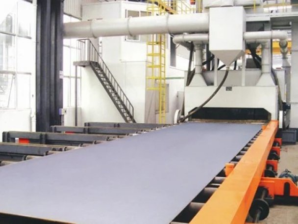 Steel Plate Shot Blasting Machin