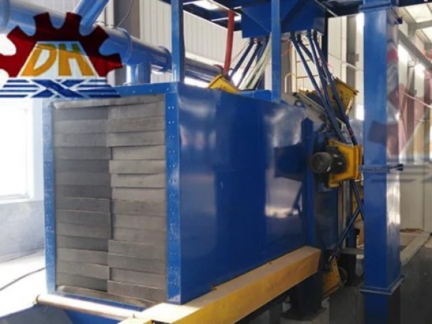 Дробеметная установка с двутавровой балкой