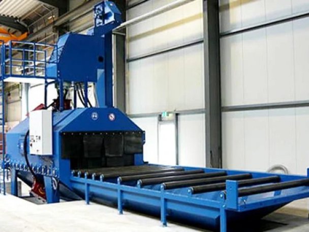 Дробеметная установка с двутавровой балкой