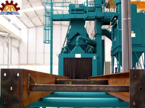 Дробеметная установка с двутавровой балкой