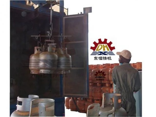 Дробеметная установка для резервуара