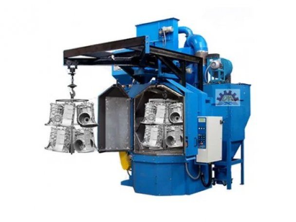 Дробеметная установка крюкового типа