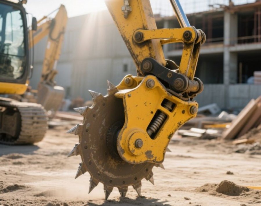 Навесное оборудование для экскаватора-погрузчика — фрезерное оборудование