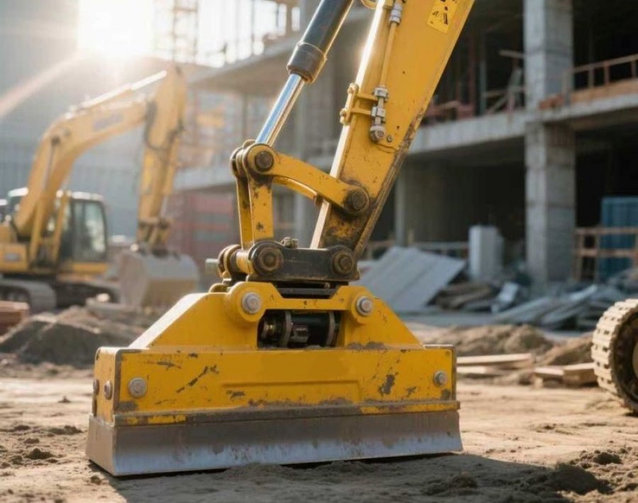 Навесное оборудование для экскаваторов-погрузчиков — виброплита