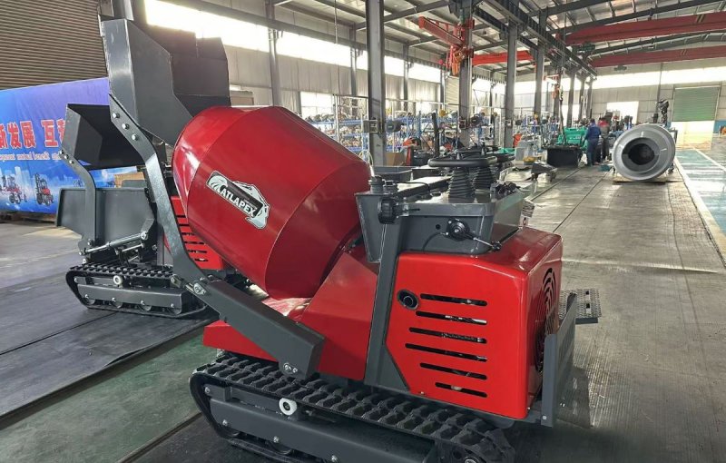 Компактный и манёвренный: самоходный бетоносмеситель 08MD