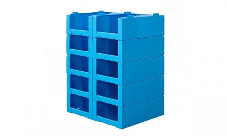 Коробка из ПП полая рифленая